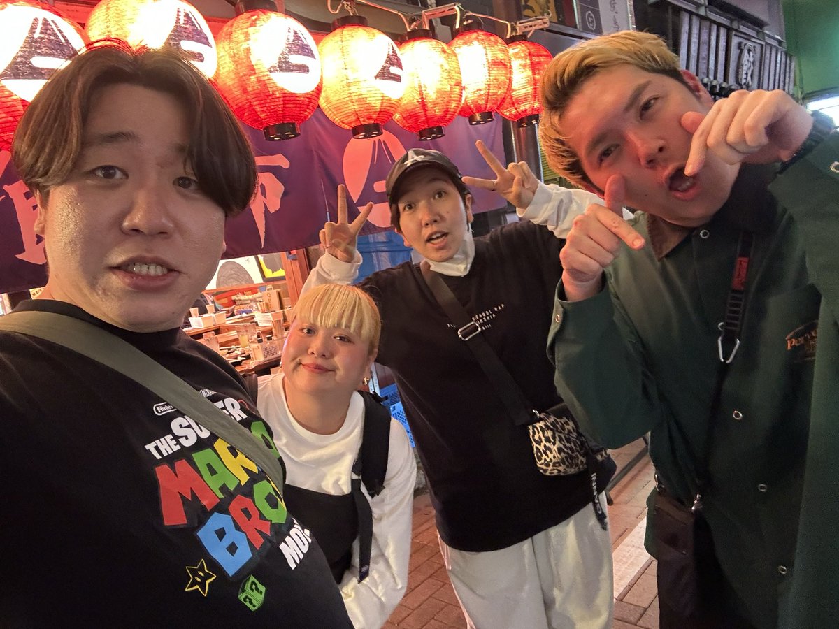 水ダウ終わったあとの2軒目 西田さん緊張しすぎてずっと震えてた