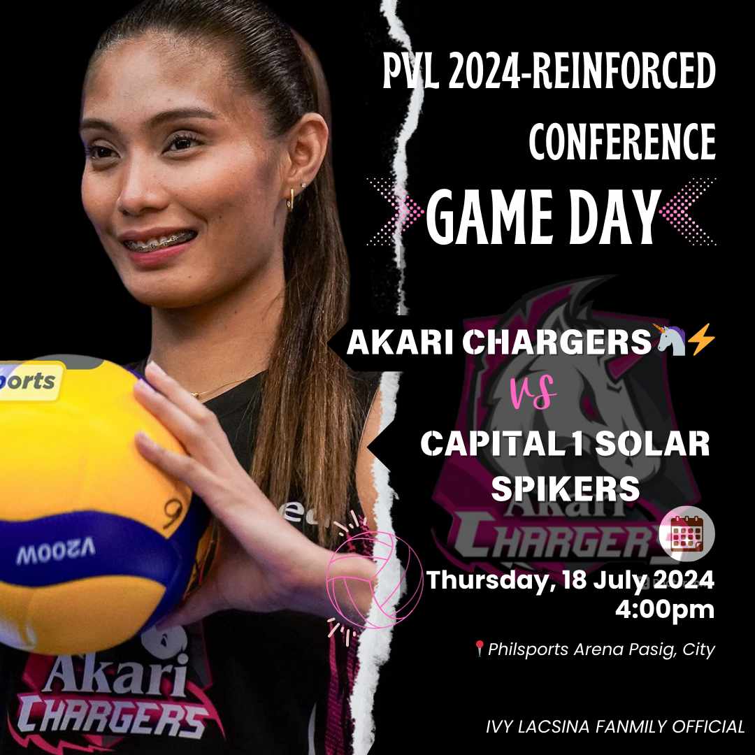 ivylacsinafam's tweet photo. SUPPORT IBYANG @ivy_lacsina AND HER TEAM Akari Power Chargers   TOMMorow  4PM AT PHILSPORTS ARENA 🖤🩷

#ivylacsinafanmilyofficial #akarichargers #IVYLACSINA #ilfo #PVL2024 https://t.co/3xTBkE9j7y