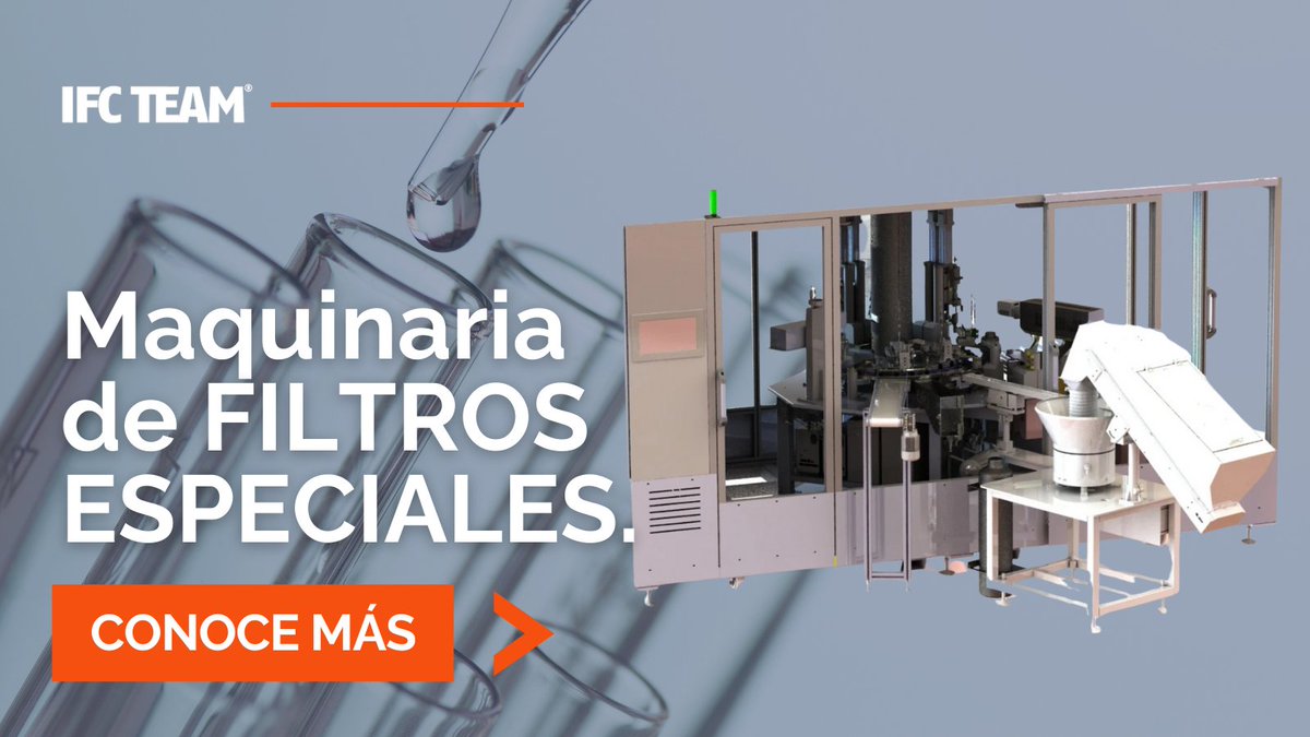 ifc_team's tweet photo. IFC TEAM proporciona a la industria de la de la salud soluciones valiosas y eficientes para aportar nuevas capacidades y anticiparse a necesidades futuras. 🚀🏥

Prueba de ello es nuestra MAQUINARIA DE FILTROS ESPECIALES, conoce más en:

https://t.co/r0NK3uE0Mi https://t.co/tzZxnvNKSR