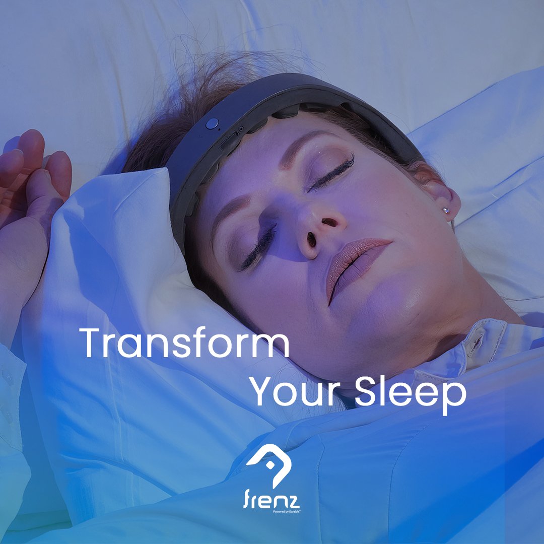 Are you struggling with restless nights? Discover the science behind better sleep with FRENZ Brainband! 🌙🧠

Our non-invasive sound therapy (C-BTI) and pink noise technology help you fall asleep faster, sleep deeper, and wake up refreshed. With advanced AI-powered deep sleep