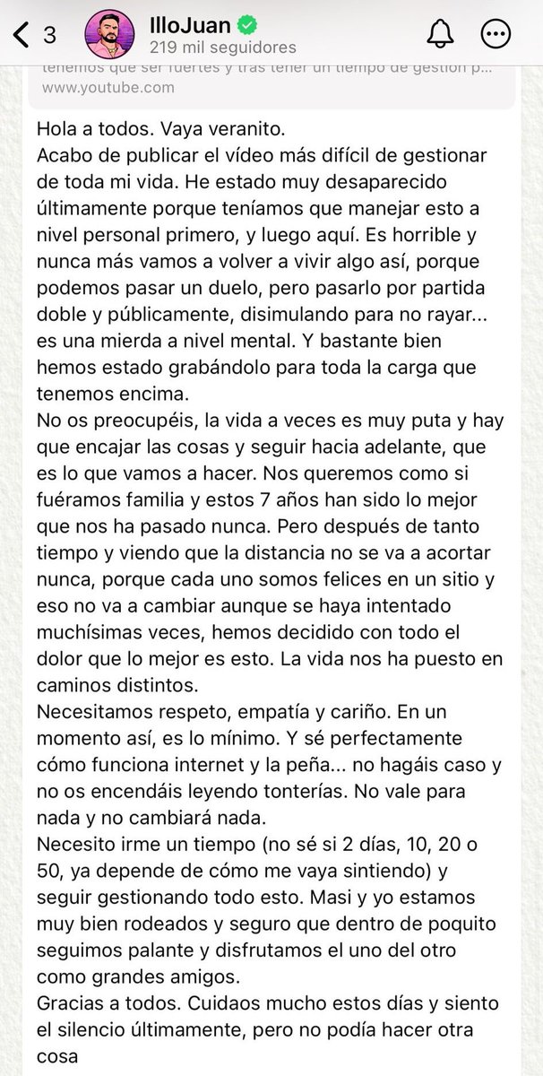 os acordáis cuando todos decíamos que si Juan y Masi lo dejaban dejaríamos de creer en el amor? pues ea estamos arruinados