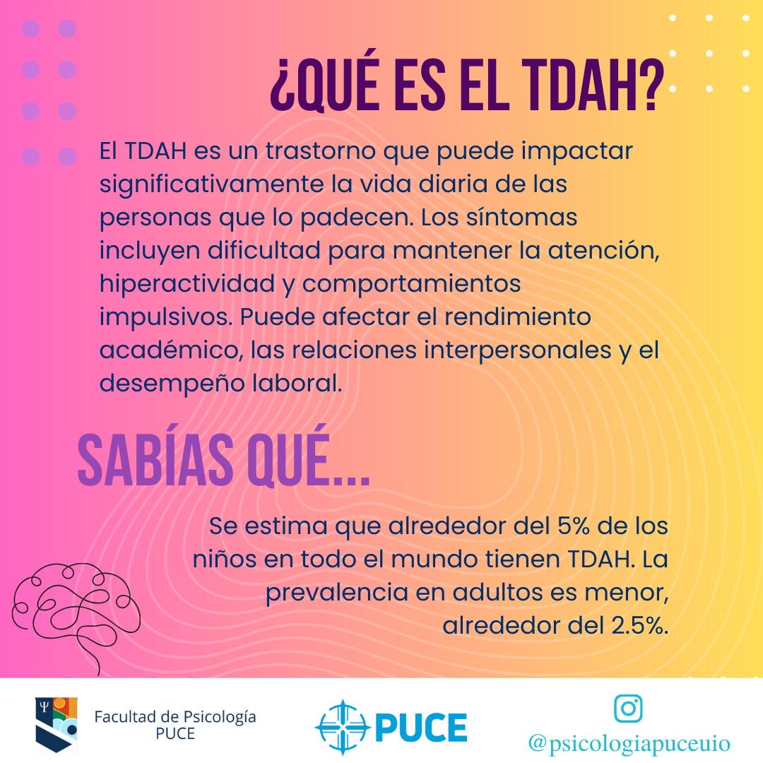 psicopuce's tweet photo. En el Día Internacional del TDAH, sensibilizamos a toda la comunidad universitaria a profundizar en el estudio y la comprensión de quienes viven con esta condición . Su conocimiento y empatía pueden marcar la diferencia. 📚 #EstudiantesDePsicología #DíaInternacionalDelTDAH https://t.co/V9taNnuLPM