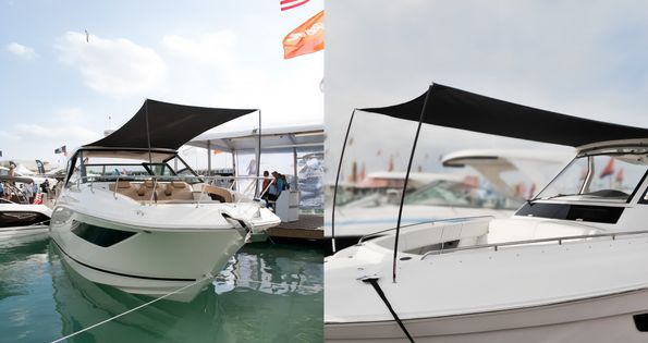 scwake's tweet photo. Are you tired of the sun ruining your perfect day on the water? SC Wake’s Sunshades are here to save the day!
Picture yourself relaxing on your boat, enjoying every moment without the discomfort of the sun.
SC Wake’s Sunshades offer innovative, adaptable, and cost-effective shade https://t.co/QpKMHaVsTh