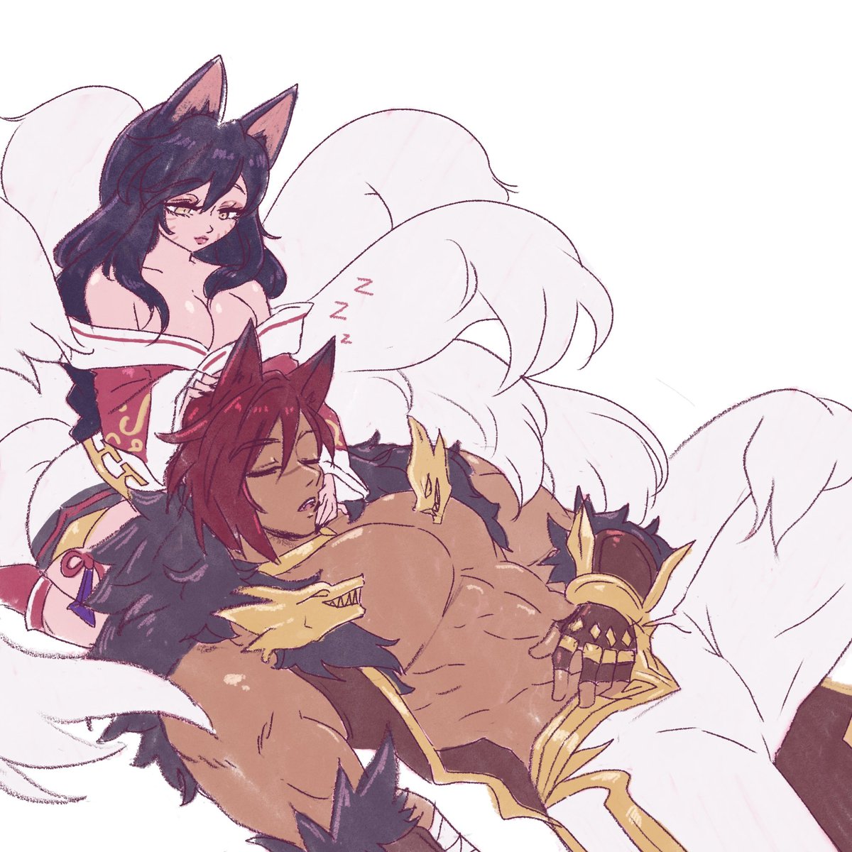 nihilistttx's tweet photo. Es una guagüita uwu🫰🏻🩷✨ #LeagueofLegends #ArtofLegends #SettxAhri #Ahri #Sett #couple #Digitalart #love https://t.co/JQdrivciwB