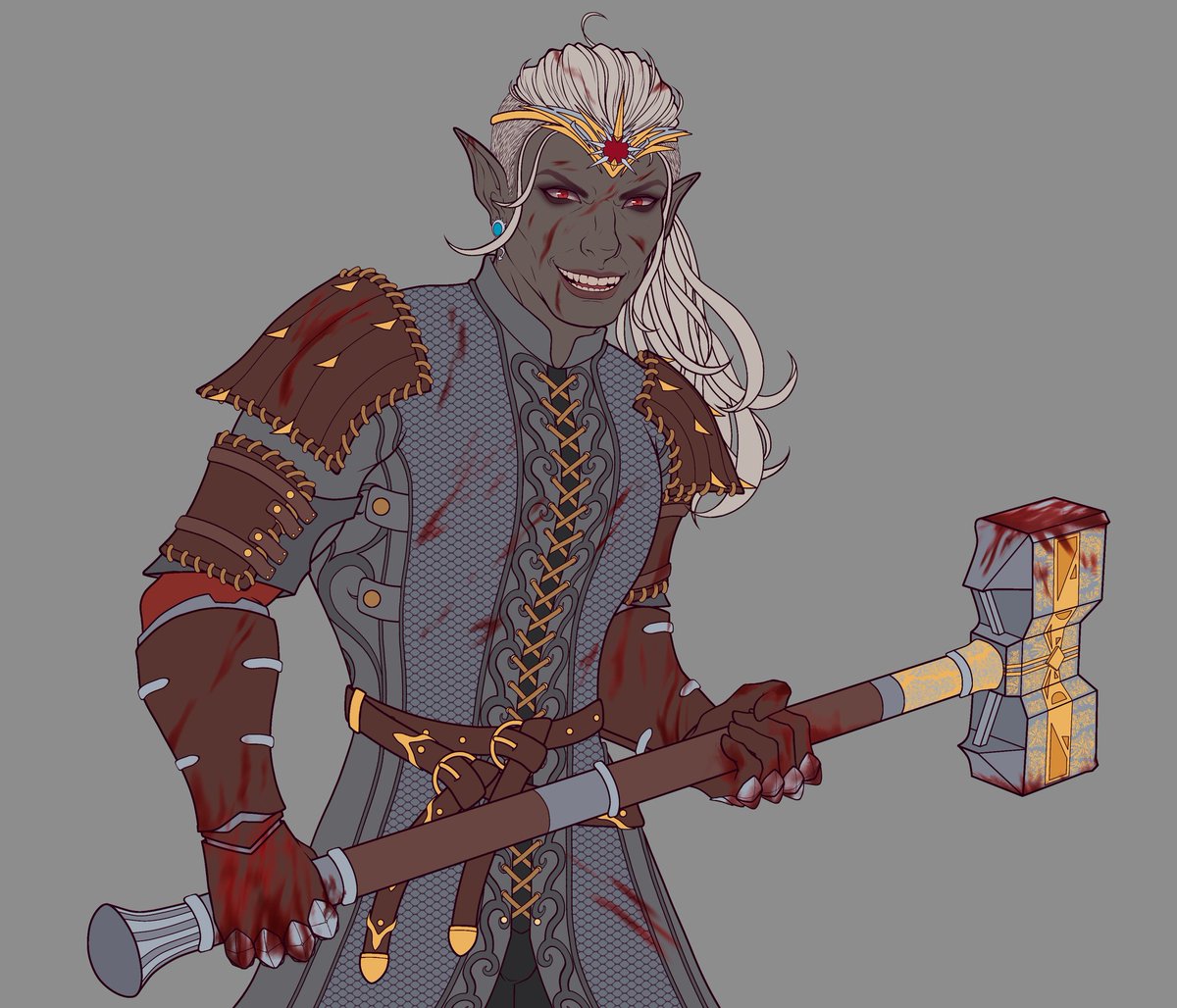 MikailM713's tweet photo. Drow Dark Urge Commission 2

#art #digitalart #ArtistOnTwitter #commissionsopen #Commission #drow #BG3 #BG3fanart #BaldursGate3 #DarkUrge #Dark #Blood #dungeonsanddragons #dndart https://t.co/OiWRzlPByF