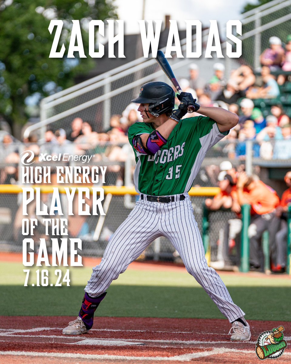 laxloggers's tweet photo. Last night’s @xcelenergy High Energy Player of the Game: @zachwadas⚡️

3-4, 1 HR, 4 RBI, 1 SB https://t.co/PBUM4mCMEP