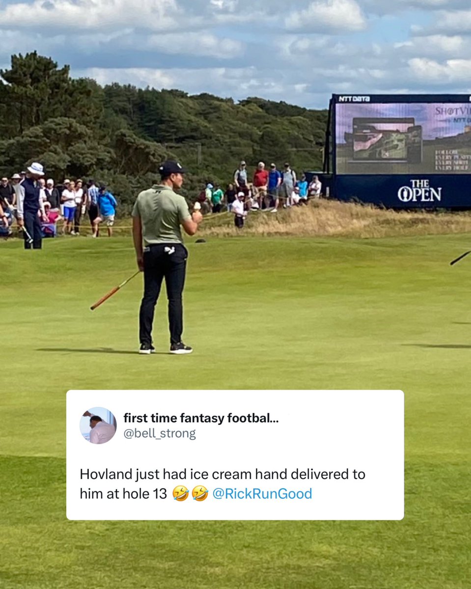 Viktor Hovland: massive ice cream guy.