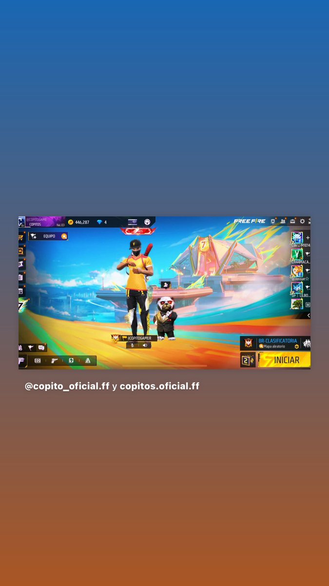 COPITO1OFICIAL's tweet photo. Quién juega FreeFire #freefire #Free #viral #frefire https://t.co/6KyPby7Rnb