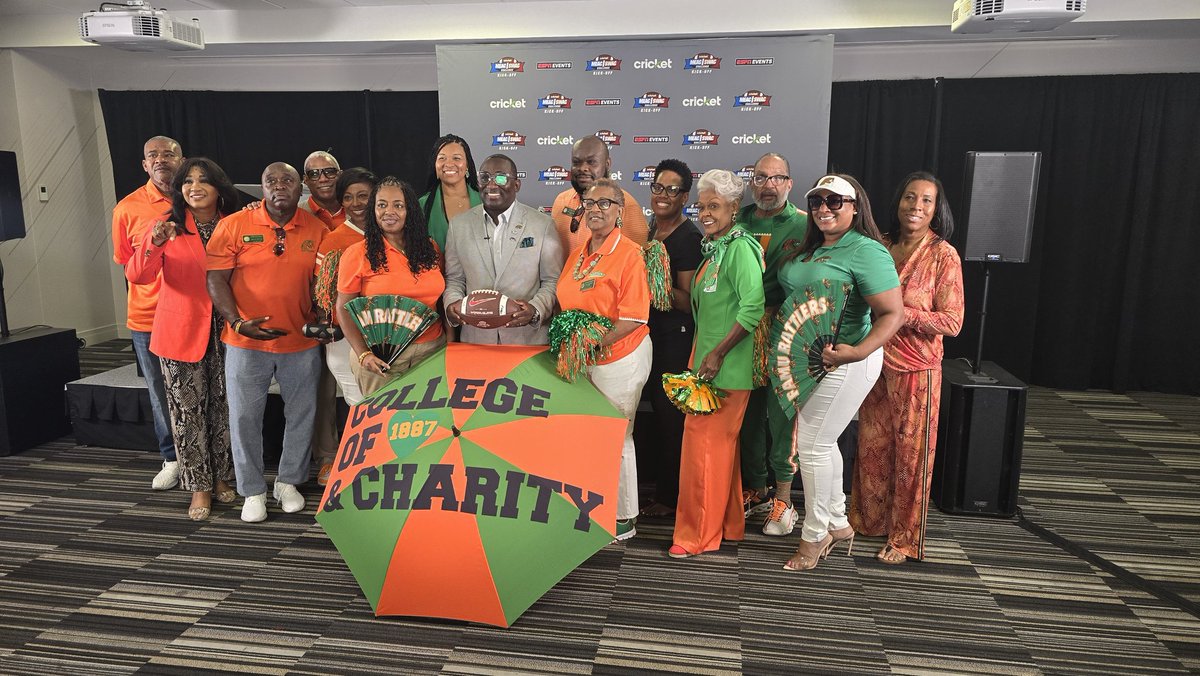 MyBCSN1's tweet photo. On location for the @MEAC_SWAC Kickoff Press Conference to hear @FAMU_FB Coach James Colzie, III, and @NorfolkStateFB Coach Dawson Odums. #NorfolkState #FAMU #MEAC #SWAC #CenterParcStadium https://t.co/PonEuKrhiP