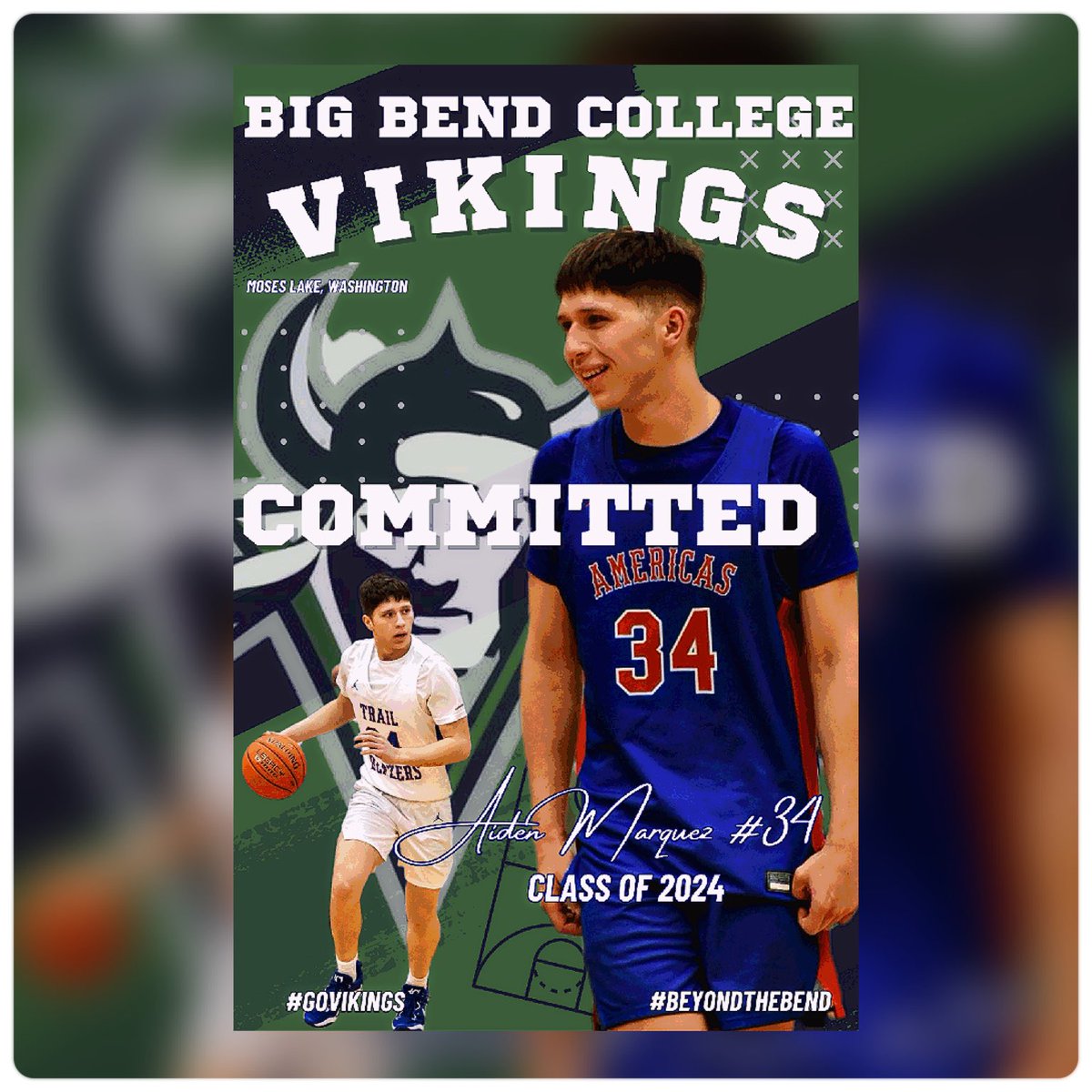 Max Marquez (@maxmarquez22) on Twitter photo It’s official!!! Aiden will continue his academic and basketball career at Big Bend College. #govikings 🏀🏀 <a href="/Aiden_Marquez34/">Aiden Marquez</a> It’s official!!! Aiden will continue his academic and basketball career at Big Bend College. #govikings 🏀🏀 <a href="/Aiden_Marquez34/">Aiden Marquez</a>