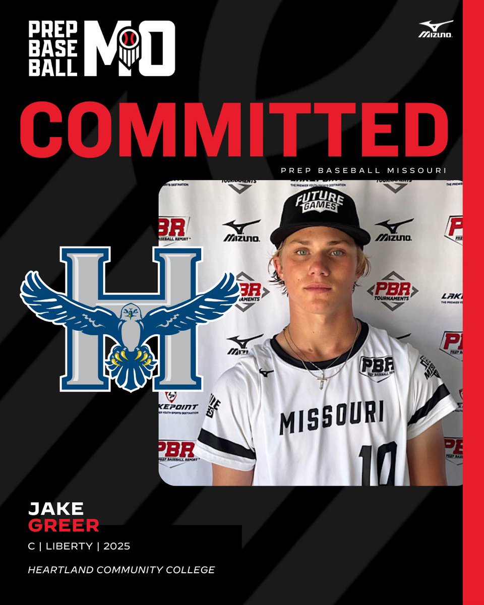PrepBaseballMO's tweet photo. C Jake Greer (Liberty - Wentzville, 2025) commits to Heartland CC. 

Greer, a member of Team Missouri at the #PBRFG23, and is ranked No. 66 overall in the state’s senior class. 

👤: https://t.co/PaEC6N8zEp https://t.co/T6UzvA62Dv