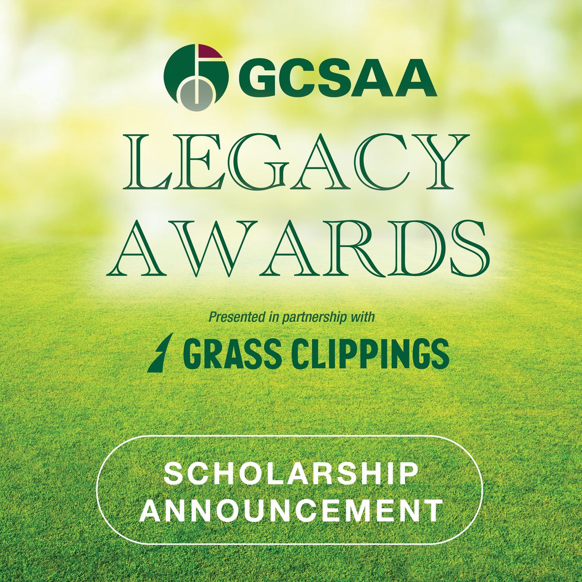 GCSAA (@gcsaa) on Twitter photo Twenty children of GCSAA members each received a scholarship of $1,500 to help fund their higher education. The Legacy Awards are funded by the <a href="/GCSAAFoundation/">GCSAA Foundation</a> and supported by <a href="/GrassClippingsc/">Grass Clippings</a>. Learn about the recipients: gcsaa.org/media/news-rel… Twenty children of GCSAA members each received a scholarship of $1,500 to help fund their higher education. The Legacy Awards are funded by the <a href="/GCSAAFoundation/">GCSAA Foundation</a> and supported by <a href="/GrassClippingsc/">Grass Clippings</a>. Learn about the recipients: gcsaa.org/media/news-rel…