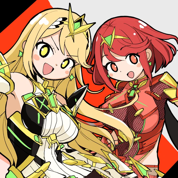 スマブラのホムヒカのアイコン描きました(ヒカリ先鋒) 