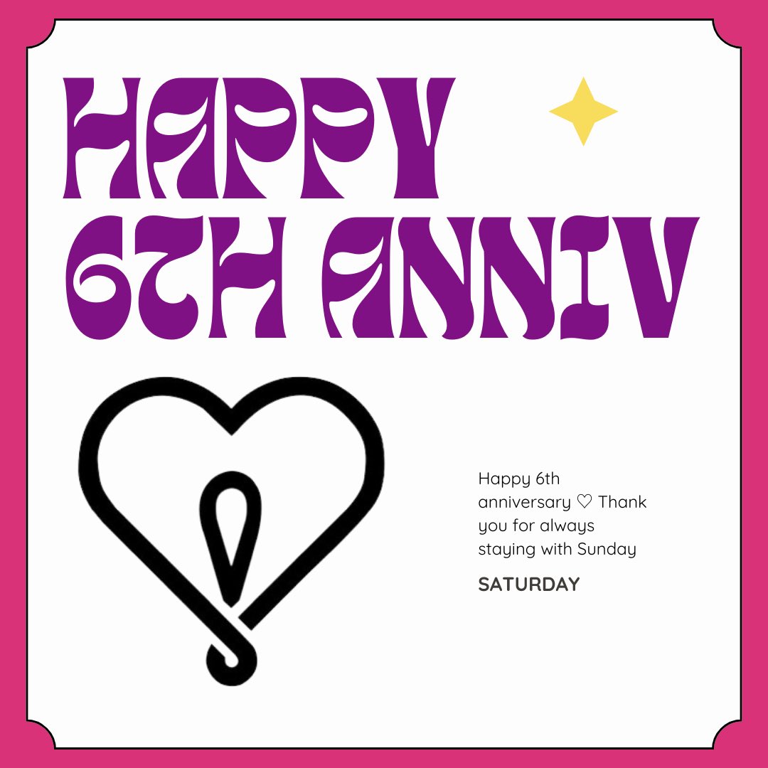 sdaythoughts's tweet image. Thank you always for your hard work🫶 The love Saturday shows for Sunday, and the community formed between Sundays, is so special.

#LettersForSaturday #Saturday6thAnniversary #세러데이_6주년_축하해요