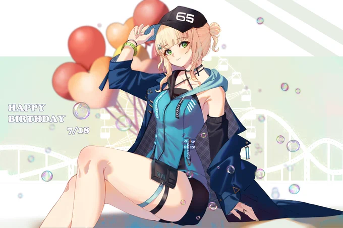 鏑木ろこ誕生日おめでとう!!#らくがきろこ  #鏑木ろこ爆誕めでたすぎ祭2024 