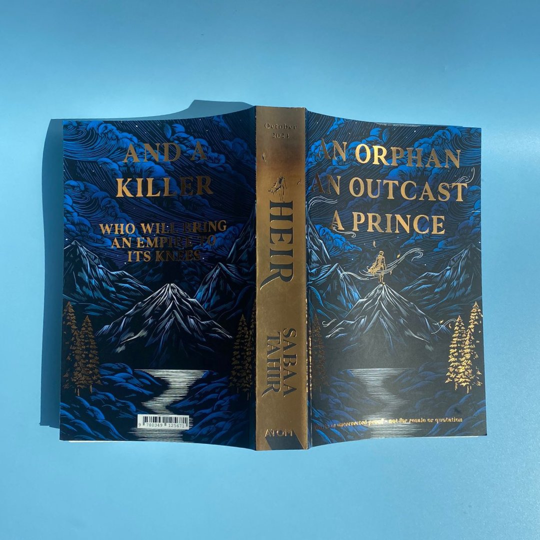 THIS is the book you've been waiting for...✨

Proofs for Heir by Sabaa Tahir are in, foiled, and gorgeous!

Spot any familiar names in those glowing early reviews? HUGE thanks to our early readers.

Welcome to the Marital Empire⚔️

#SabaaTahir #EmberInTheAshes #AEITA