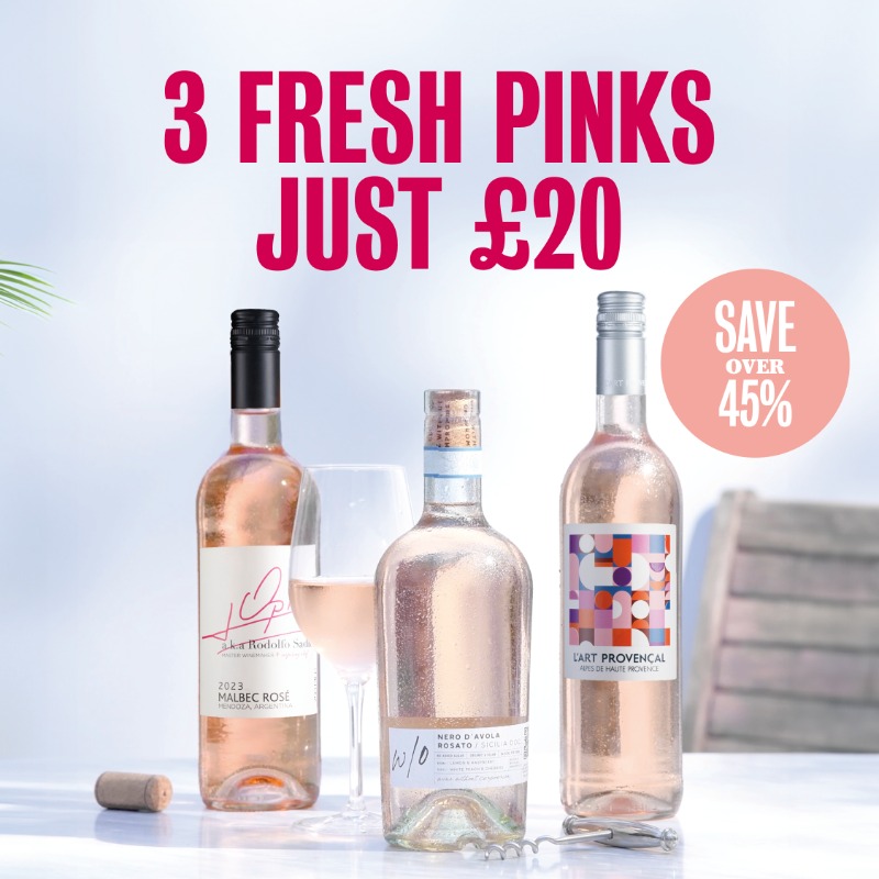 laithwaites's tweet photo. Fancy three berry-fresh Rosé wines for £20? 

For style, panache and summer joie de vivre, it just has to be rosé. And here we have a trio of tantalisingly-crisp pinks. And as a new customer, you can enjoy them all for just £6.67 a bottle – with FREE delivery (normally £7.99).