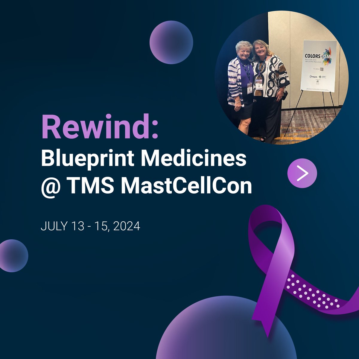 BlueprintMeds's tweet photo. We’ve wrapped up an inspiring weekend at @MCDiseasesUnite’s #MastCellCon engaging with the mast cell disease community. We're committed to supporting people living with systemic mastocytosis and increasing understanding of this disease: https://t.co/34Xq0k1ZST https://t.co/O5iuPuaWhr