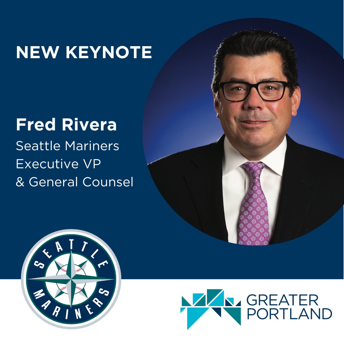 ⚾ PDX is filled with all-star companies and MVP talent, and now we've called up a new heavy hitter to join us this fall.  Seattle Mariners' Fred Rivera to keynote the GPI Economic Summit on 9/24. Tix and sponsorships here:  loom.ly/1b9iGc4 #economicdevelopment #Portland