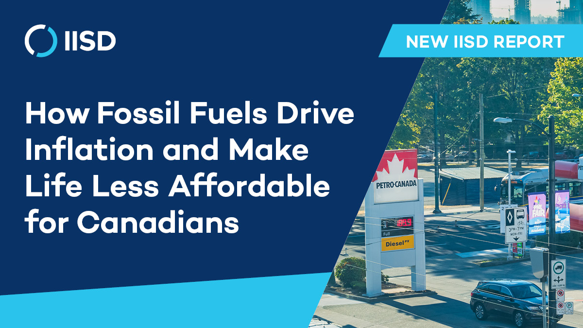 IISD_Energy's tweet photo. How can 🇨🇦 mitigate future inflationary pressures? Reduce reliance on fossil fuels.

Energy prices are the most volatile component of inflation in #Canada. Investing in wind &amp; solar energy can help 📉 costs &amp; stabilize energy costs.

Our 🆕 report:https://t.co/rzkjkMk0yM https://t.co/4rx6hfEmjs