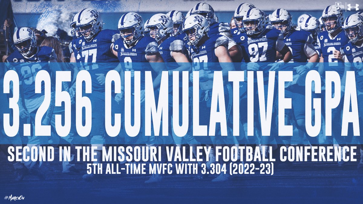 IndStFB's tweet photo. Getting. It. Done. 📚📚📚

Sycamores finish with the second-highest Team GPA in #MVFC this season and boast one of the top-five all-time Team GPAs in conference history

#MarchOn | #LeaveNoDoubt https://t.co/dDAtFufGIp