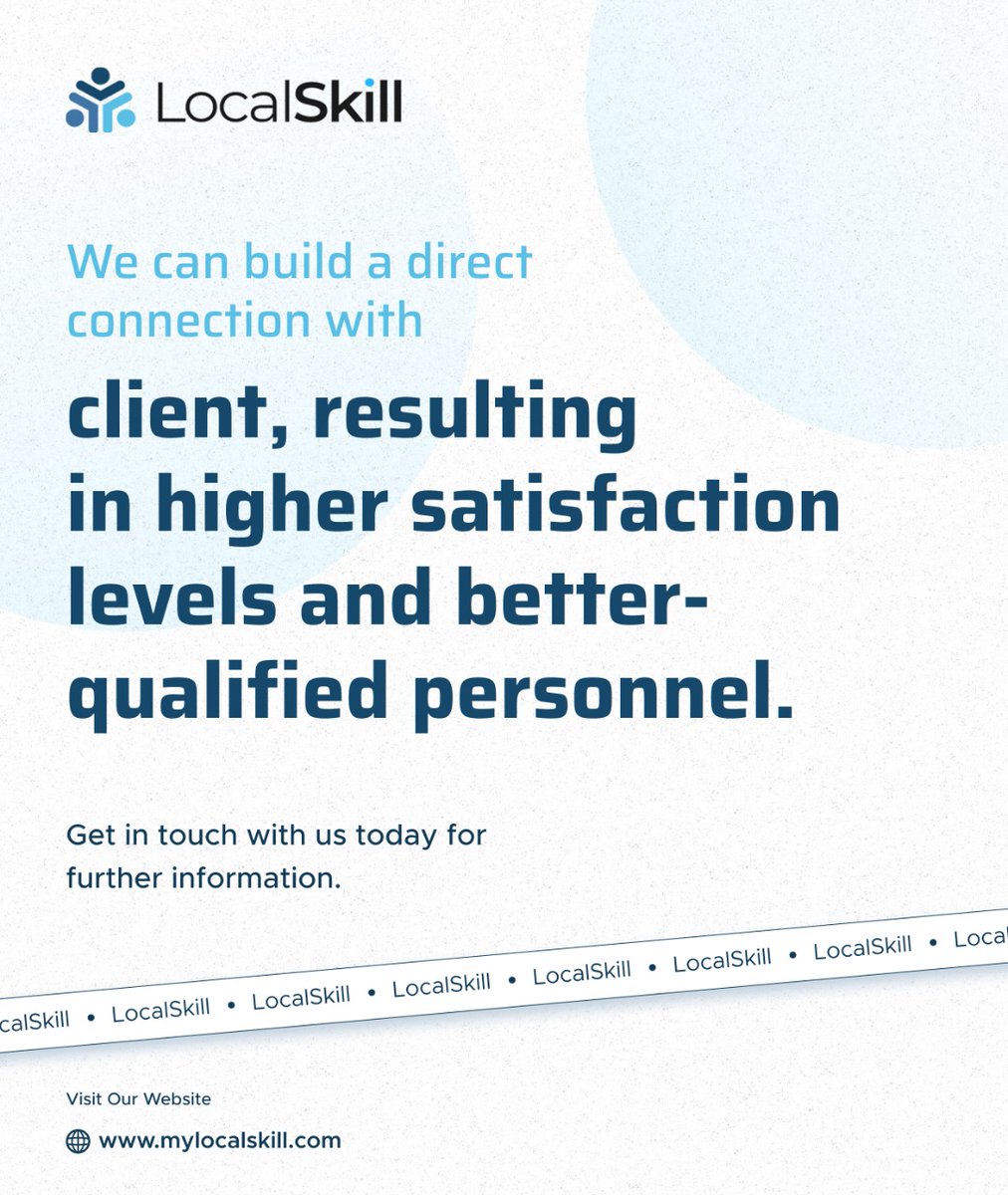 MyLocalSkill's tweet image. #IT #ITJobs #ITSpecialist #ITExperts #ITstaffing #developers #ITServices #ITRecruiters #ITprofessionals #Engineering #manufacturing #Automative #Accounting #Recruiters #Recruiting #hiring #staffing #Recruitment #Employment #Canada 🇨🇦 #USA 🇺🇸
Visit: mylocalskill.com