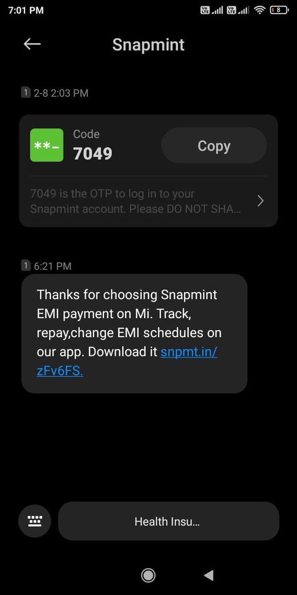 cksinha1's tweet photo. Hello @MiIndiaSupport I Ordered Redmi Note 13 5G 
from your website through @SnapmintEmi  
I made my down payment.
but order not showing under my Mi A/c I consult your customer care but they unable to resolve my issue
do the needful. https://t.co/MhxdRAe4Bm