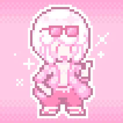 うかれポンチなパリピタルトくん #ChocolatLaVote #創作 #pixelart