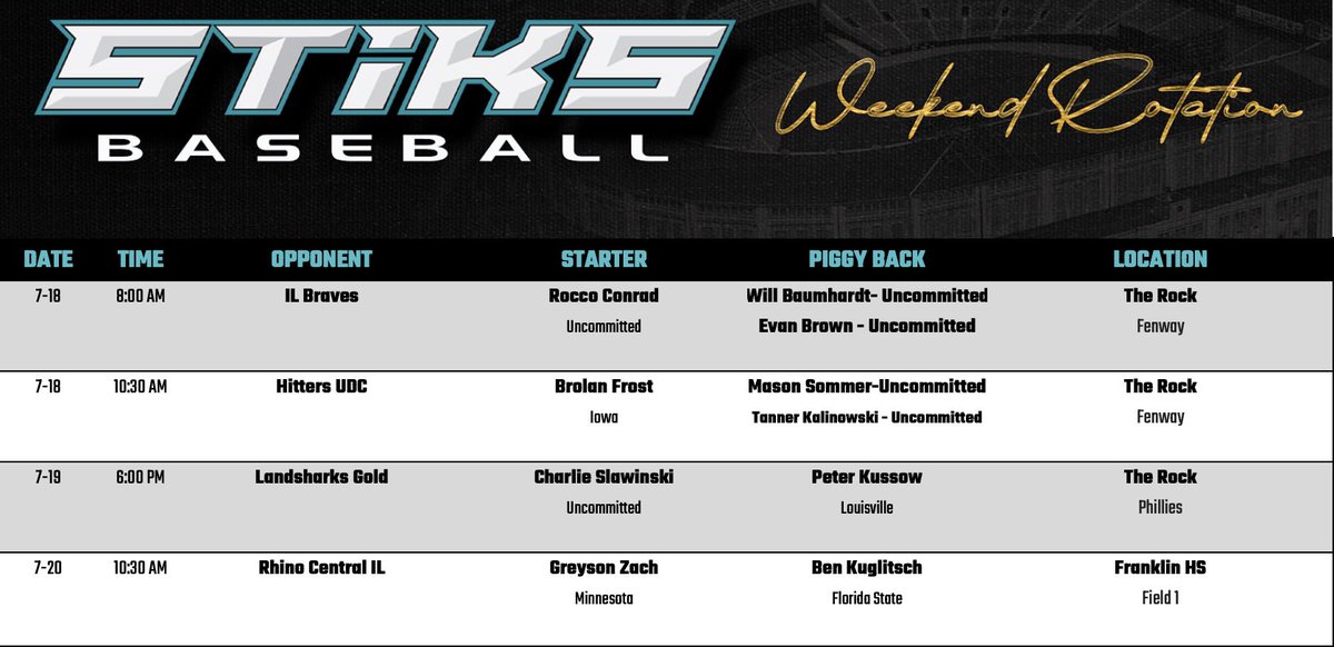 GRB STiKS Baseball tweet media