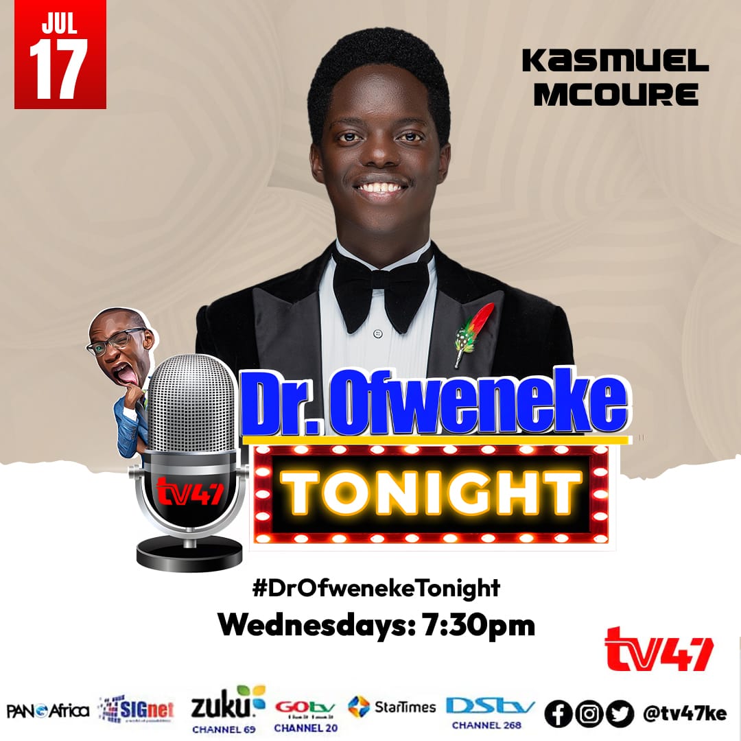 TV47 (@tv47news) on Twitter photo On Dr. Ofweneke Tonight, we will have Kasmuel McOure. Don't miss out.
#DrOfwenekeTonight #TV47Entertainment
<a href="/DrOfweneke/">The Eagle Himself</a> <a href="/DEEJAYIYAN254/">Mr Iyan.</a> <a href="/_KasKazini/">Kasmuel McOure</a> On Dr. Ofweneke Tonight, we will have Kasmuel McOure. Don't miss out.
#DrOfwenekeTonight #TV47Entertainment
<a href="/DrOfweneke/">The Eagle Himself</a> <a href="/DEEJAYIYAN254/">Mr Iyan.</a> <a href="/_KasKazini/">Kasmuel McOure</a>