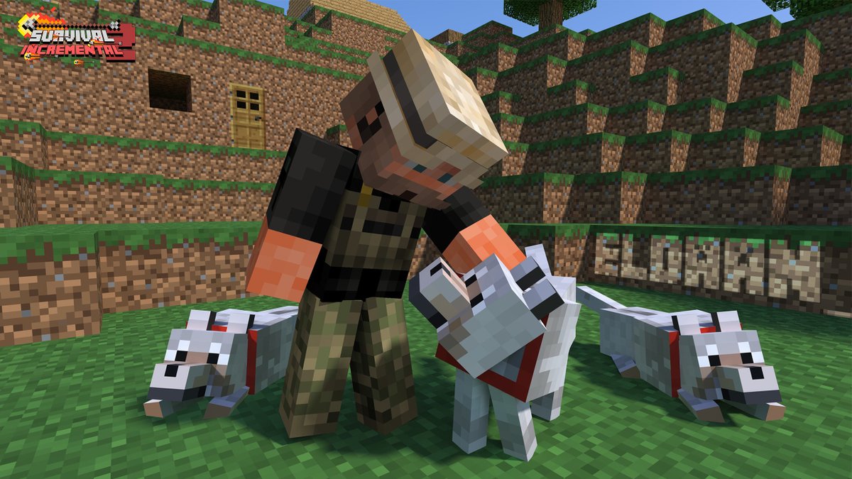 SIncremental's tweet photo. NUEVO #CONFIRMADO ‼
#ElDaan_ y sus perris llegan a #SurvivalIncremental2 para vivir la experiencia #incremental 🐕🐕🐕
Sé parte de su #gameplay este 29/07 a través de #twitch: https://t.co/zVJ6aGP0k5
#Minecraft #cod #serie #survivalincremental https://t.co/Vfved7iRY6