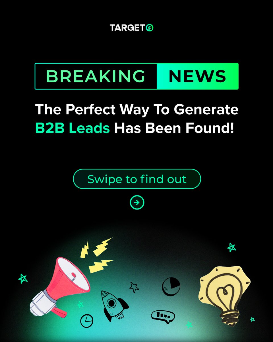 targetgdigital's tweet photo. Generate B2B leads in 5 simple steps. 

Share this post to spread the message! 

Don’t forget to follow us to get more marketing insights!

Check out our work: https://t.co/r5jAhWxuKs

#B2B #TargetG #LeadGeneration #Marketing https://t.co/oglDhYM4JR