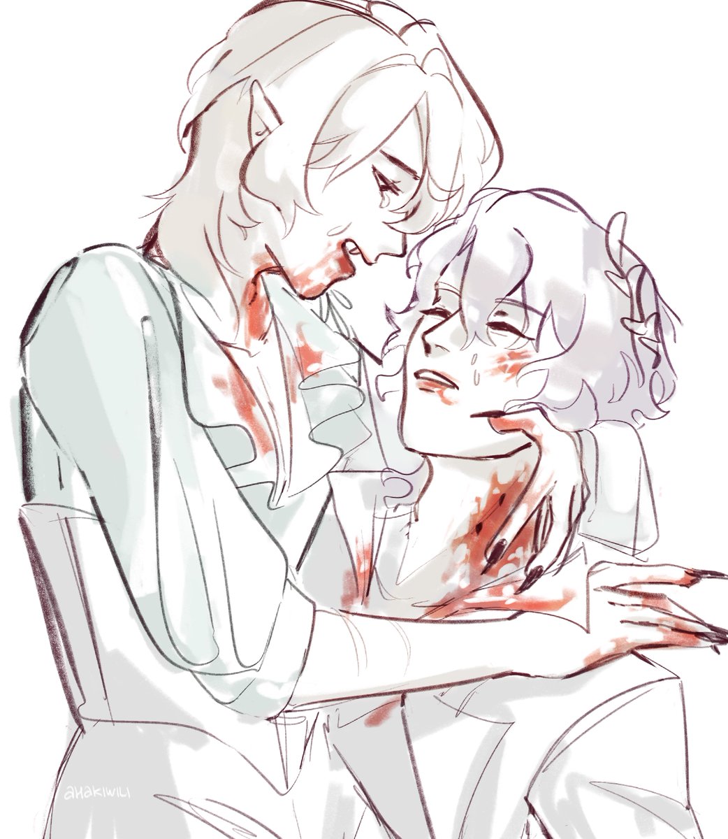 ahakiwili's tweet photo. vampire! #aventio 
when drinking blood is a metaphor for love #hsr #ratiorine https://t.co/QcKzjmTbZZ