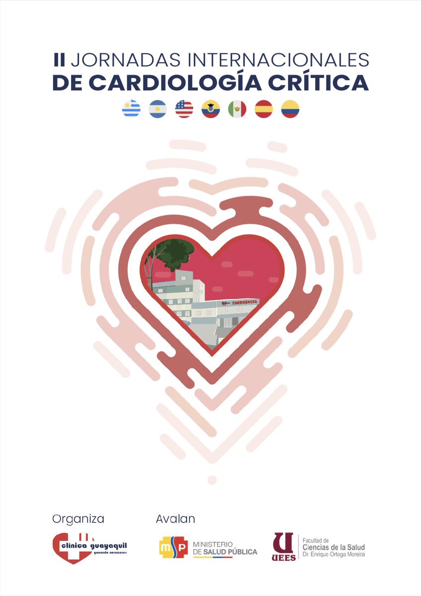 MoniGilbertO's tweet photo. ¡Los esperamos mañana! 🫀
II Jornadas Internacionales de Cardiología Crítica
#ClinicaGuayaquil 
Más info: https://t.co/APHu1cf0i1

@CarlosFava4 @Landycita_md @draCataGallego https://t.co/75hmdbWnYu