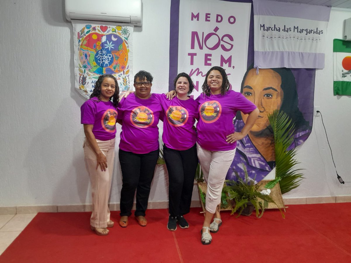 mmcnacional's tweet image. 🗓️ Durante os dias 09 a 12 de julho, a companheira Marlene Andrade do MMC ES, participou do terceiro e último módulo do Curso Nacional Mulheres e Agroecologia promovido pela Contag, GT mulheres da ANA e UNB. 👩🏽‍🌾💪🏽🌱

#MulheresCamponesas 
#Agroecologia 
#Formação