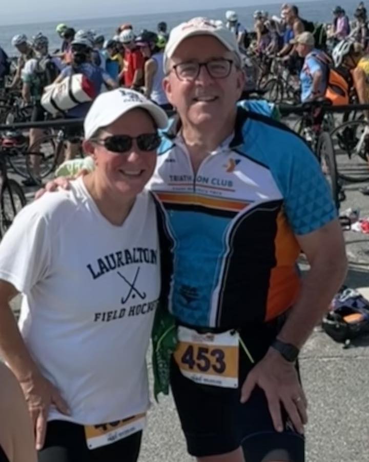 Lauraltonhall's tweet photo. #LauraltonHall was spotted at the Falmouth Sprint Triathlon!📷 LH Math Teacher and Coach, Jill Waldron, proudly donned her LH shirt while participating in the triathlon this past weekend.📷 #LHProud #LHSummer https://t.co/EdAHTiNOt4