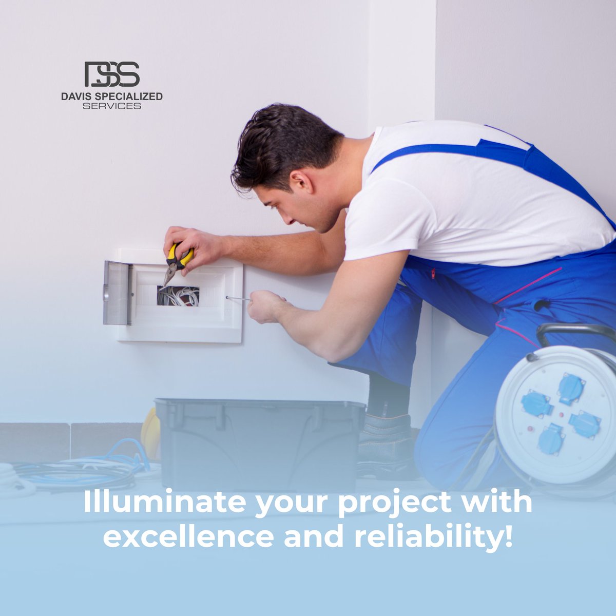 davisservices_'s tweet photo. Energize your space with Davis Specialized Services' top-tier electrical construction services! From design to installation, their expert team ensures your electrical systems are not only functional but also safe and efficient. https://t.co/5mT1GxTgJJ