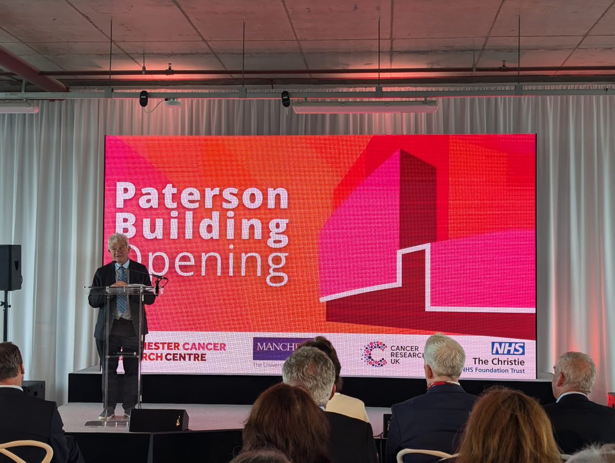 And the guest of honour - Professor Sir Paul Nurse takes to the stage reflecting on the shock of the fire and the Phoenix that arose from the ashes.

What a wonderful opening!