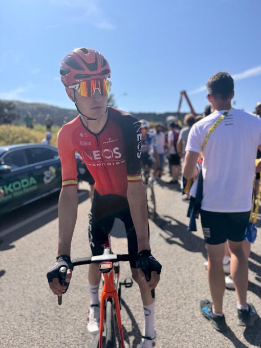 Carlos after the finish today.