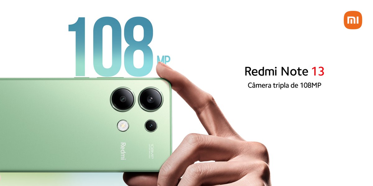 XiaomiBrasil's tweet image. 👇Recursos da cämera icônica do #RedmiNote13
✅ 108MP cristalinos
✅ 3x zoom no sensor sem perda
✅ filmCamera e filmFrame

Saiba mais em: mi.com/br/product/red…

#CenasIconicas