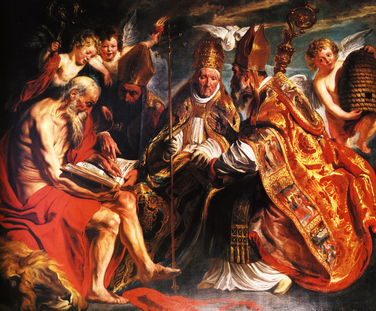 JacobJordaens's tweet photo. The four Latin fathers of the Church https://t.co/2wkWoO4CkS https://t.co/Nq6VyuBJlV