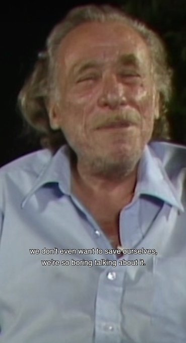 feeling very ✨Charles Bukowski✨ today https://t.co/cKd1buDXUV
