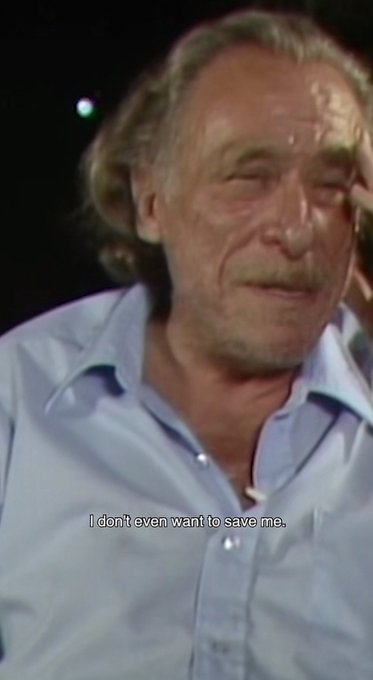 feeling very ✨Charles Bukowski✨ today https://t.co/cKd1buDXUV