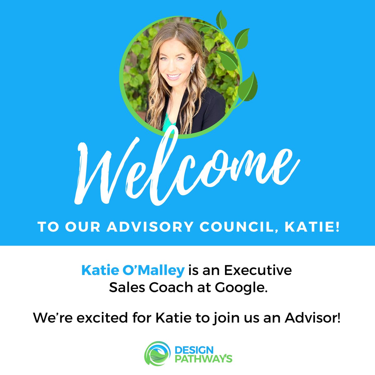 DesignPathways's tweet image. Today, we&apos;re excited to announce that Katie O&apos;Malley has joined our Advisory Council! 🎉 

Welcome to the team, Katie! We’re so happy you’re here.