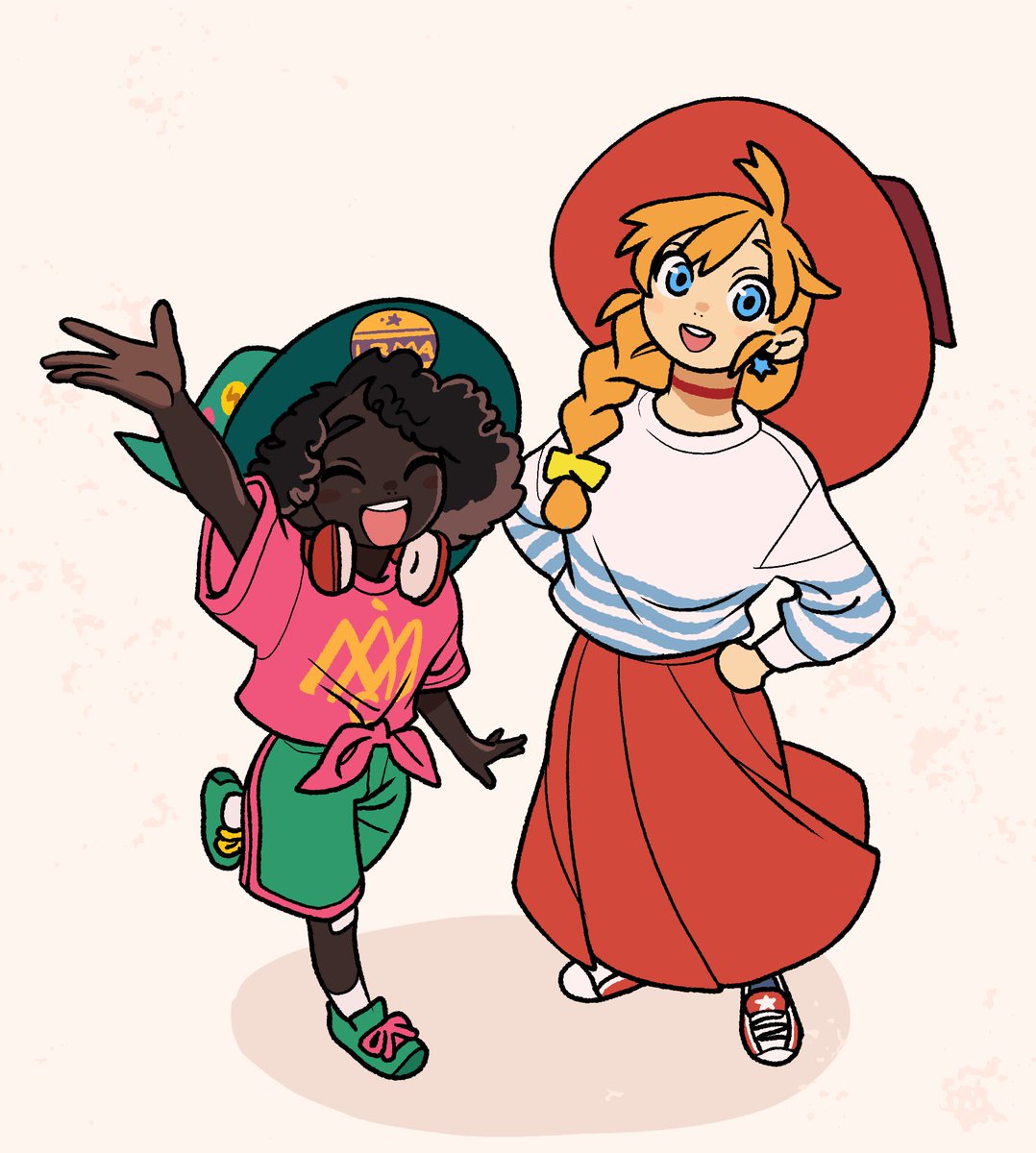 💡Hey Twitter, we need your energy!💡
We'd like to draw a group picture of witch protagonists from 2024-2025 games!
Who will join Lunne and Mirembe on the class photo?🤗

If you know witchy games or are making one, let us know! Spread the word!
(only sfw🙏)
#WitchyGamesY24Y25