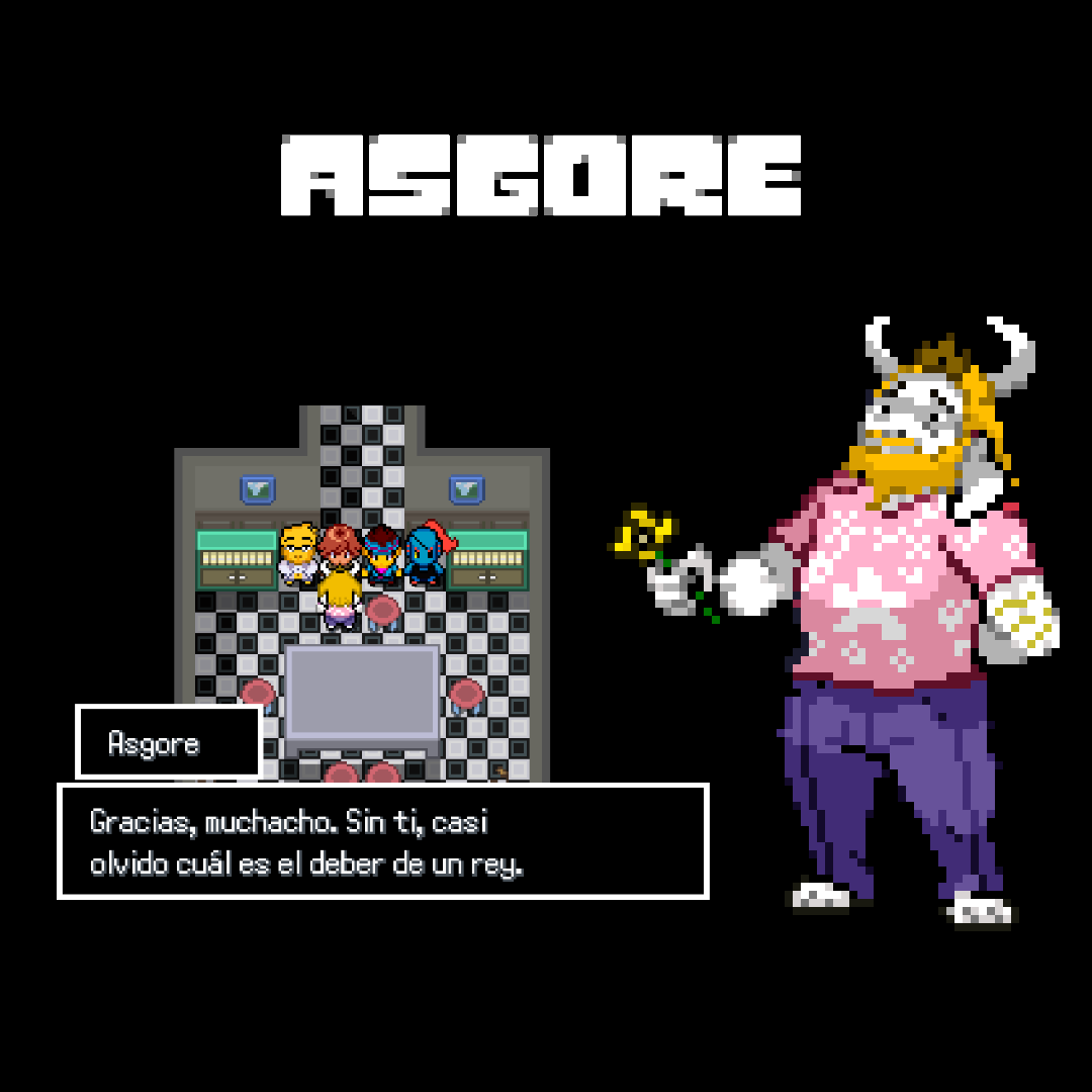 PoketaleFangame's tweet photo. ¡Quedan 2 días para el lanzamiento del juego!

El antiguo rey de los monstruos aún sigue arrepintiéndose de los errores cometidos en el Subsuelo. ¿Podréis convencerle tras derrotar a sus Pokémon de tipo Lucha que se una a vuestra causa?

#pokemon #undertale #juego #videojuego https://t.co/UbhucP1IXb