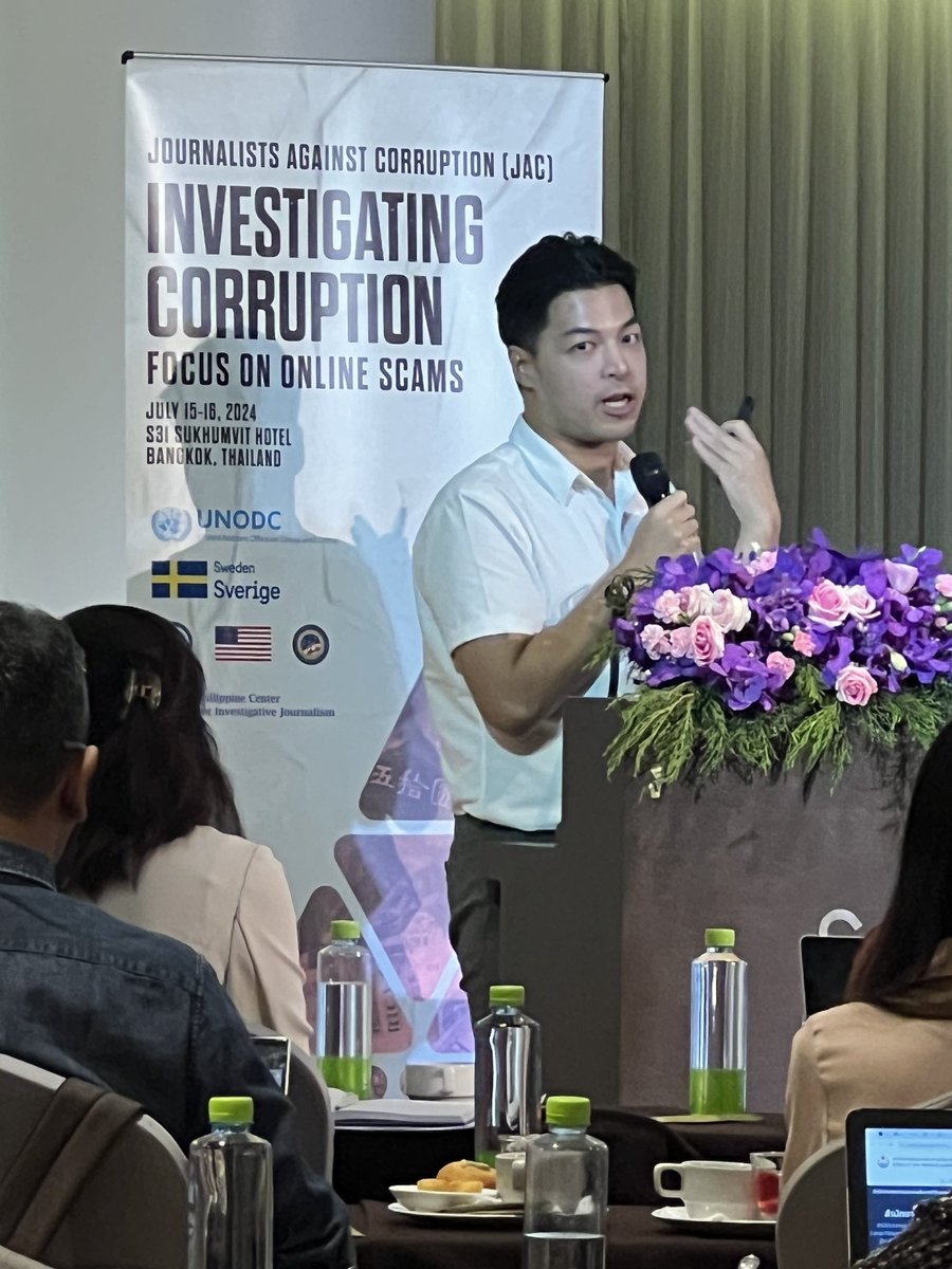 megumiha_'s tweet photo. @UNODC is proud to support #SoutheastAsia journalists who are #UnitedAgainstCorruption 🕵‍♀️🤝

This week, #JAC✋️ network grew to 11 countries in 4 months - key milestones ticked ✅️ with many more to come! 

🙏@SwedenInAP &amp; led by @PCIJdotOrg https://t.co/kQ6l25cHHE