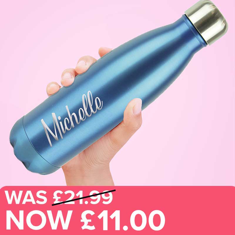 add_a_personal's tweet photo. Personalised Metallic Drinks Bottle
WAS £21.99 💥Now £11.00 💥plus FREE delivery!

Use code JULY50 at the checkout to get 50% off a huge range of products! 

https://t.co/29Auq39sJG https://t.co/O2xbERNsmC
