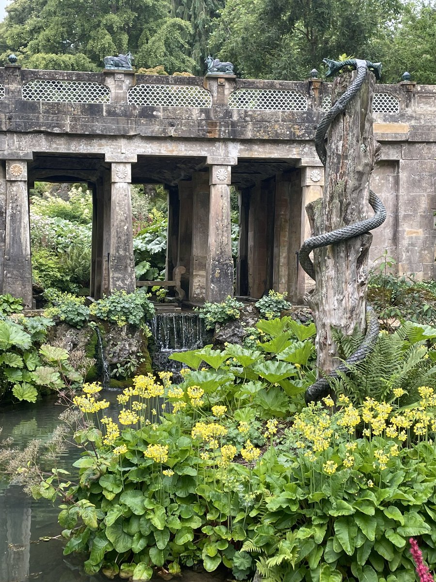 WaterGardenSol's tweet photo. Enjoying the gardens with the #IWGS24
Group at Sezincote, Wisley, and Kew amongst others. Great chatter and shared expertise from visitors and garden staff @TheIWGS https://t.co/0jJB5Ipd3C