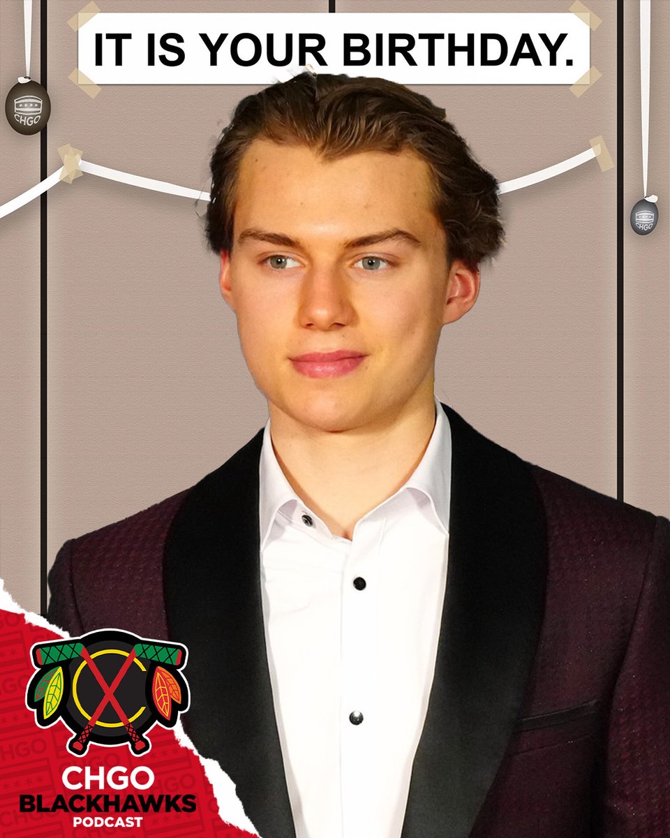 Happy 19th birthday, Connor Bedard!